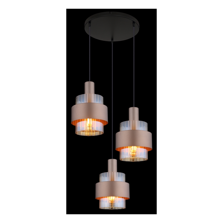 Globo - Pakabinamas sietynas 3xE27/60W/230V diametras 45 cm