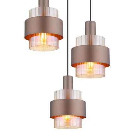 Globo - Pakabinamas sietynas 3xE27/60W/230V diametras 45 cm