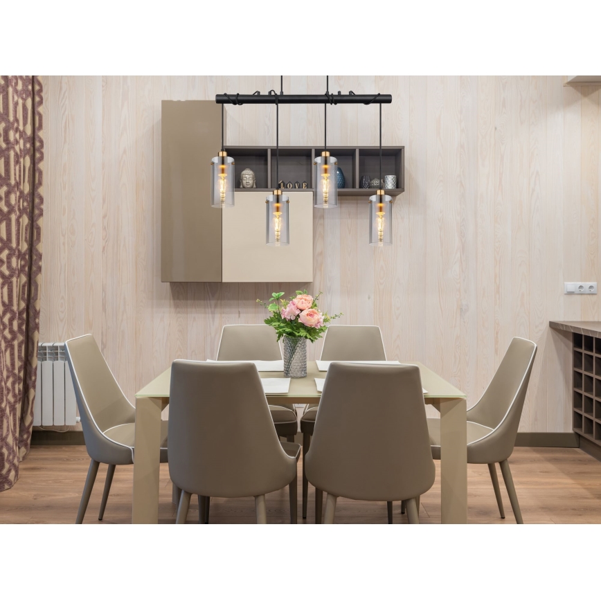 Globo - Pakabinamas sietynas 4xE27/40W/230V