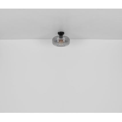 Globo - Tvirtinamas sietynas 1xE27/40W/230V diametras 28 cm pilka