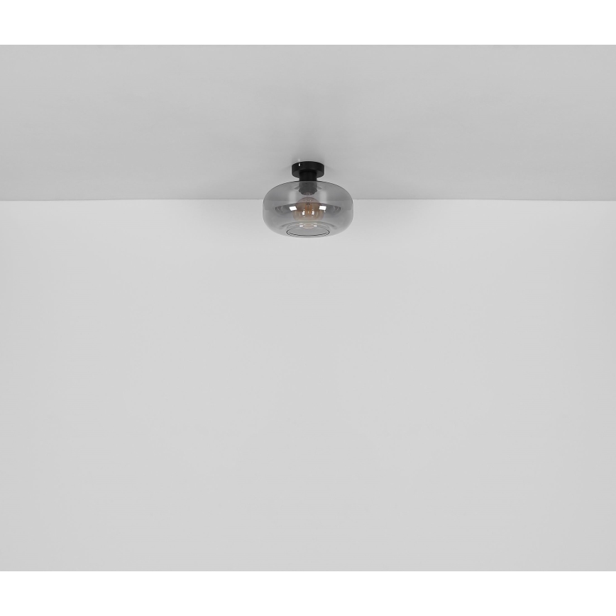 Globo - Tvirtinamas sietynas 1xE27/40W/230V diametras 28 cm pilka