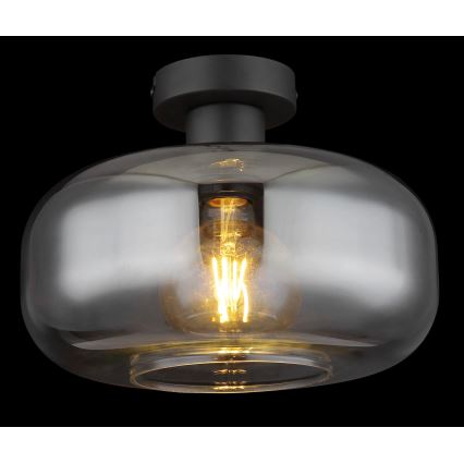 Globo - Tvirtinamas sietynas 1xE27/40W/230V diametras 28 cm pilka