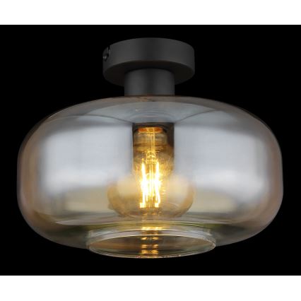 Globo - Tvirtinamas sietynas 1xE27/40W/230V diametras 28 cm permatoma