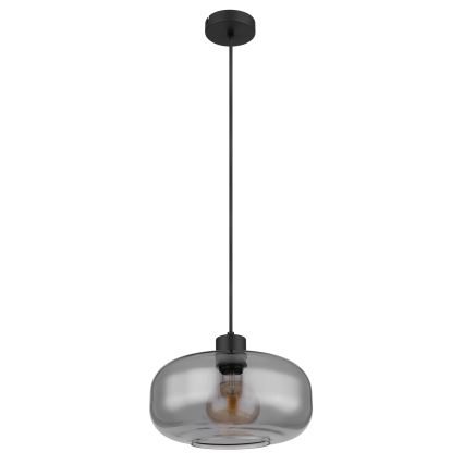 Globo - Pakabinamas sietynas 1xE27/40W/230V diametras 28 cm pilka
