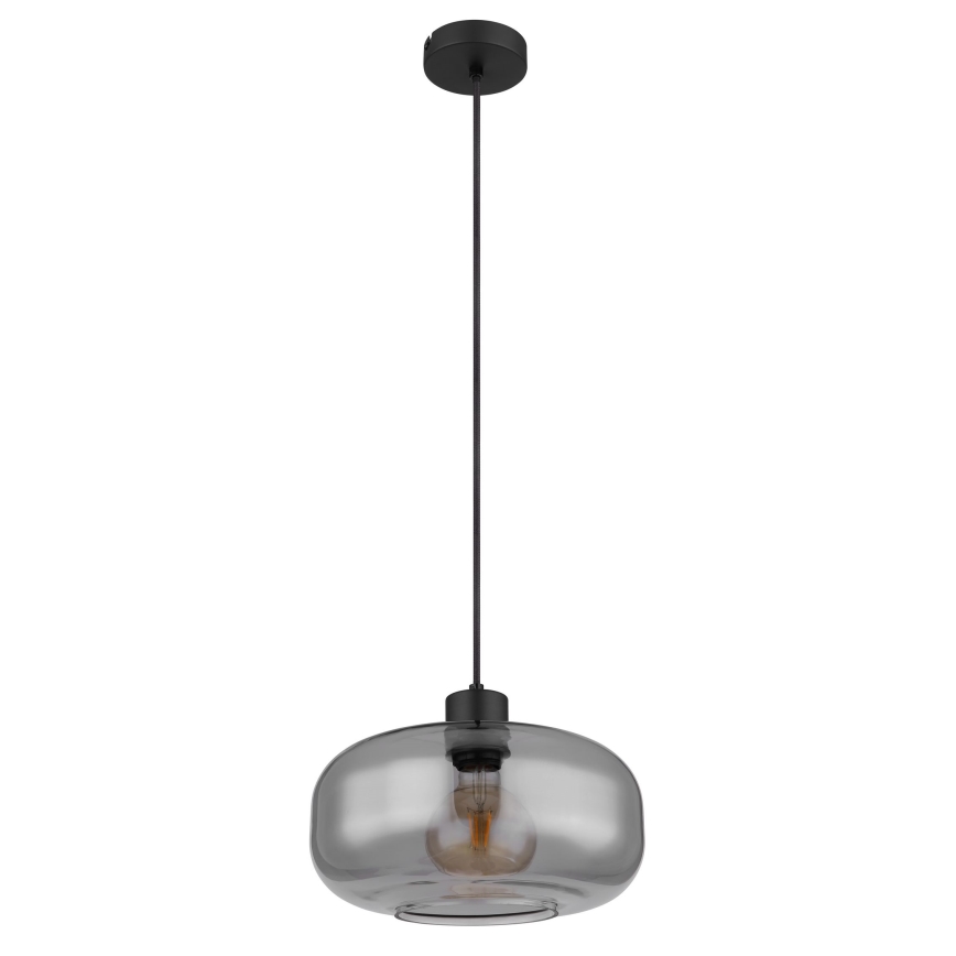 Globo - Pakabinamas sietynas 1xE27/40W/230V diametras 28 cm pilka