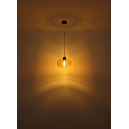 Globo - Pakabinamas sietynas 1xE27/40W/230V diametras 28 cm permatoma