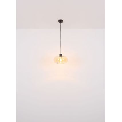 Globo - Pakabinamas sietynas 1xE27/40W/230V diametras 28 cm permatoma