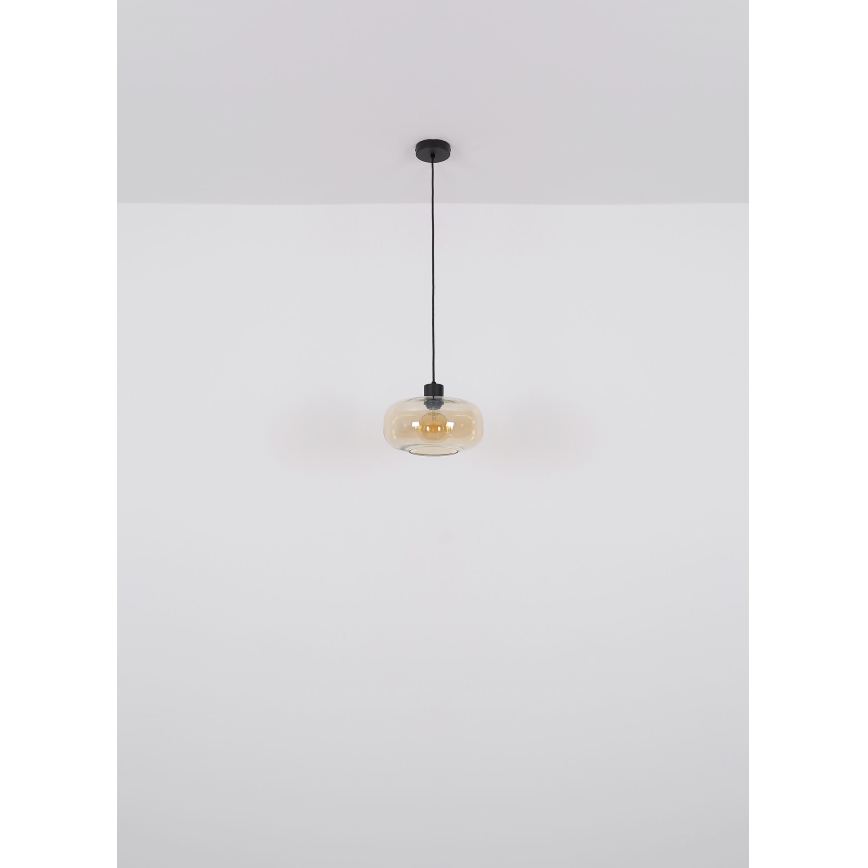 Globo - Pakabinamas sietynas 1xE27/40W/230V diametras 28 cm permatoma