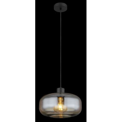 Globo - Pakabinamas sietynas 1xE27/40W/230V diametras 28 cm permatoma