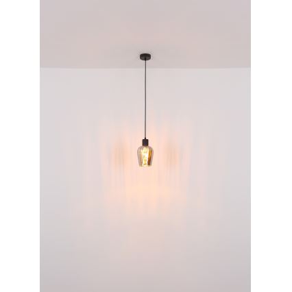 Globo - Pakabinamas sietynas 1xE27/40W/230V diametras 13,5 cm juoda
