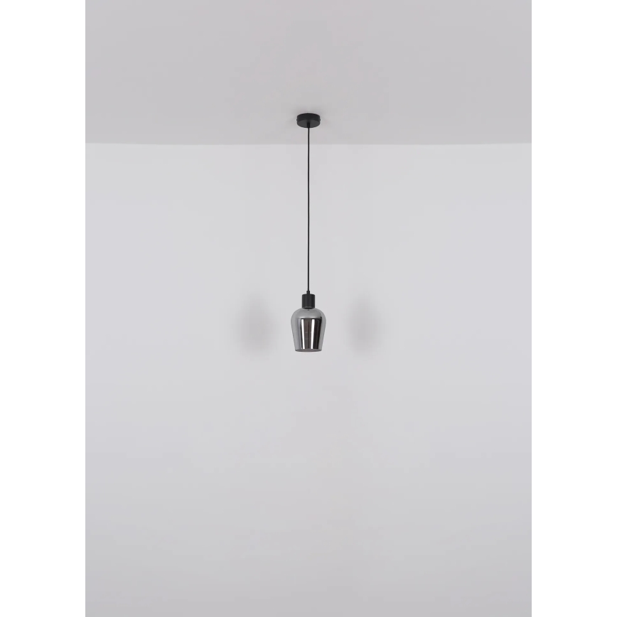 Globo - Pakabinamas sietynas 1xE27/40W/230V diametras 13,5 cm juoda