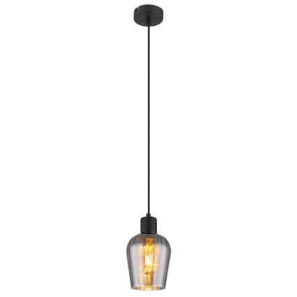 Globo - Pakabinamas sietynas 1xE27/40W/230V diametras 13,5 cm juoda