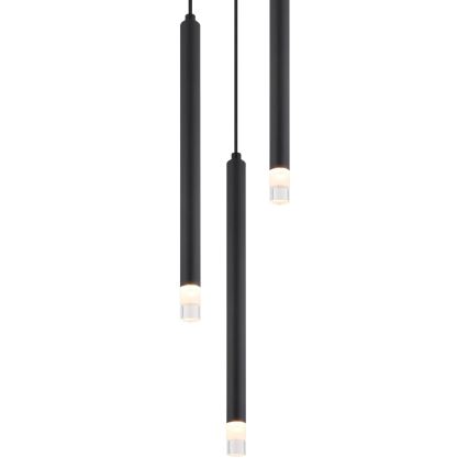 Globo - Pakabinamas sietynas 3xG9/4W/230V diametras 24 cm juoda