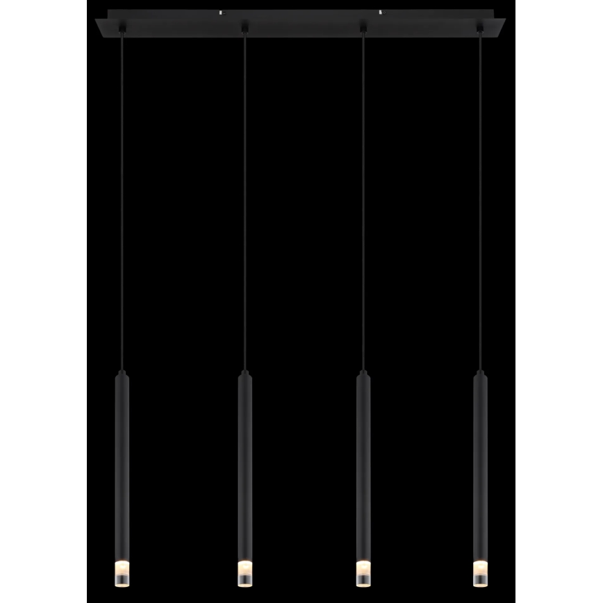 Globo - Pakabinamas sietynas 4xG9/4W/230V juoda