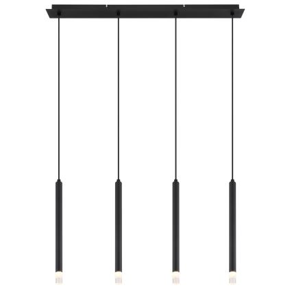 Globo - Pakabinamas sietynas 4xG9/4W/230V juoda