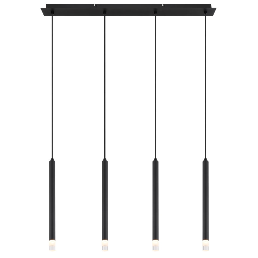 Globo - Pakabinamas sietynas 4xG9/4W/230V juoda