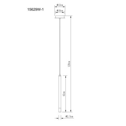 Globo - Pakabinamas sietynas 1xG9/4W/230V diametras 12 cm