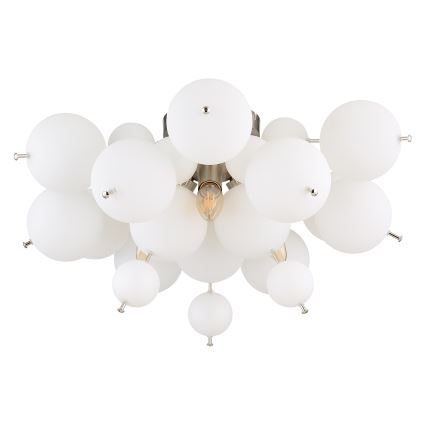 Globo - Tvirtinamas sietynas 3xE14/25W/230V diametras 55 cm balta