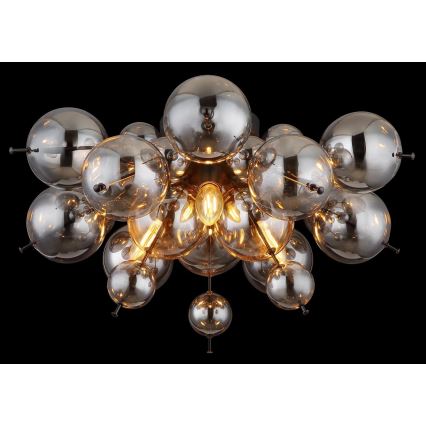 Globo - Tvirtinamas sietynas 3xE14/25W/230V diametras 55 cm juoda