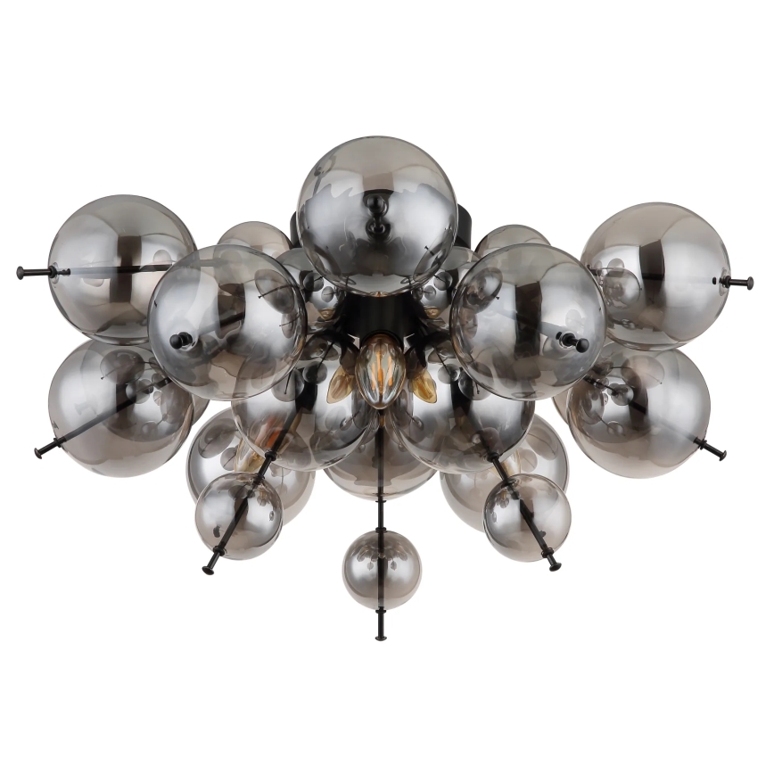 Globo - Tvirtinamas sietynas 3xE14/25W/230V diametras 55 cm juoda