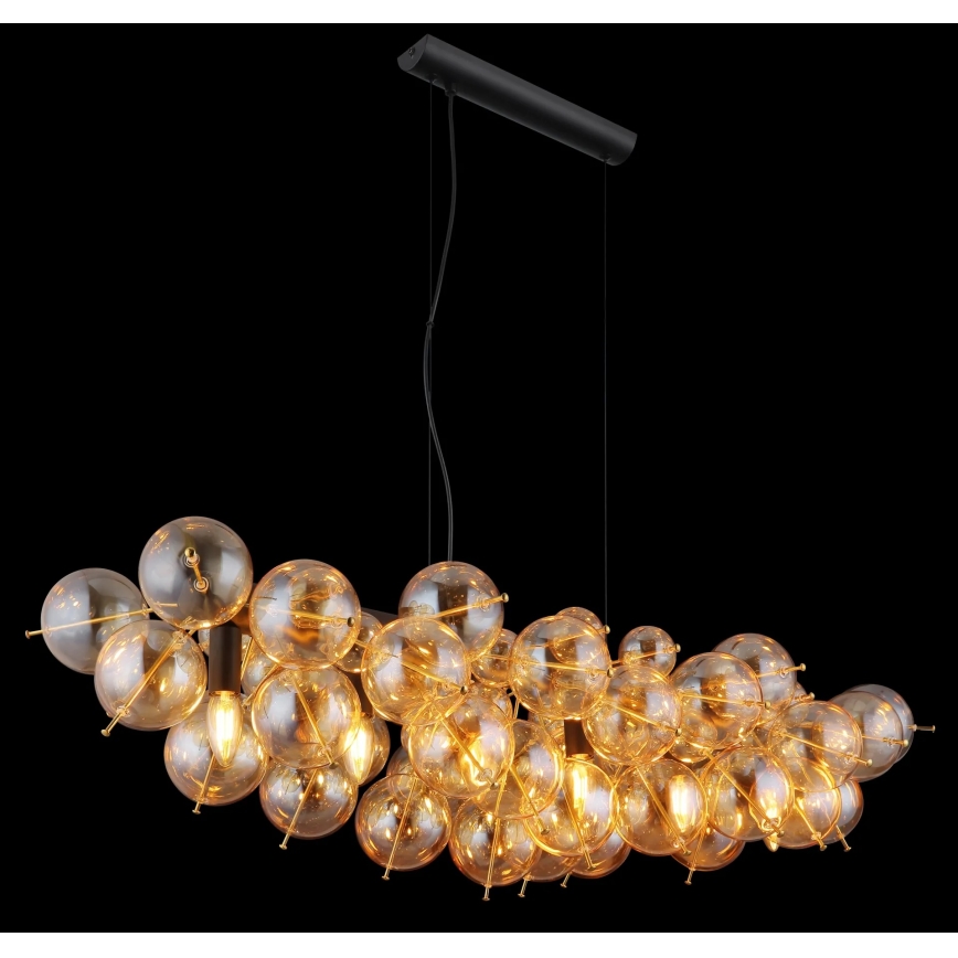 Globo - Pakabinamas šviestuvas ant laido 6xE14/25W/230V auksinis