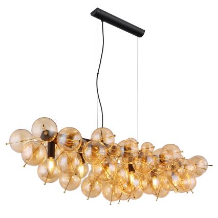 Globo - Pakabinamas šviestuvas ant laido 6xE14/25W/230V auksinis
