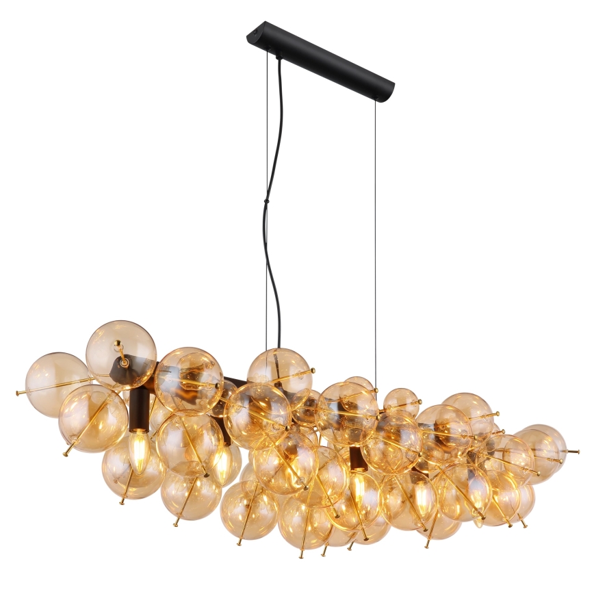 Globo - Pakabinamas šviestuvas ant laido 6xE14/25W/230V auksinis