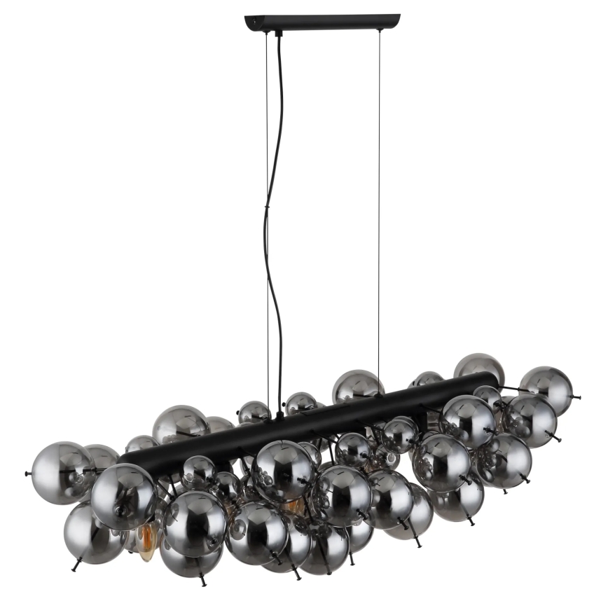 Globo - pakabinamas šviestuvas ant laido 6xE14/25W/230V juodas