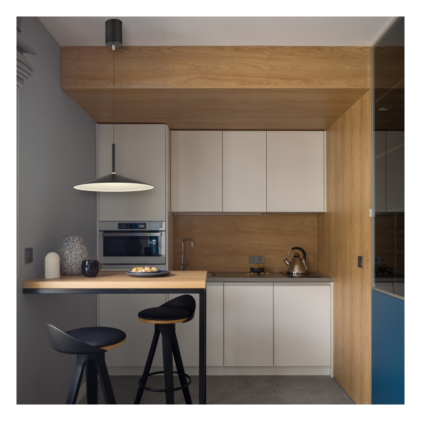 Globo - LED pakabinamas šviestuvas ant laido LED/18W/230V 4000K juodas