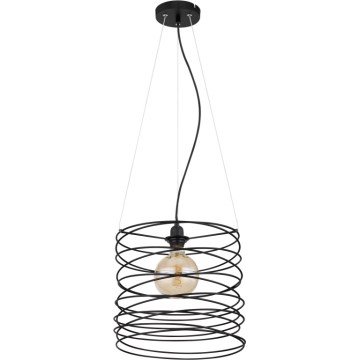 Globo 15640H - Pakabinamas šviestuvas ant laido TILLY 1xE27/60W/230V juodas