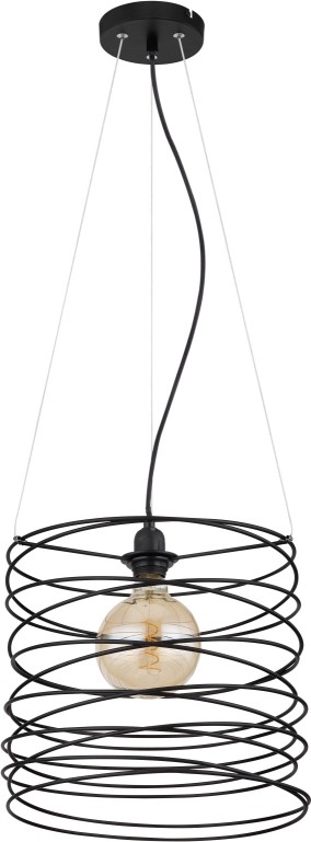Globo 15640H - Pakabinamas šviestuvas ant laido TILLY 1xE27/60W/230V juodas