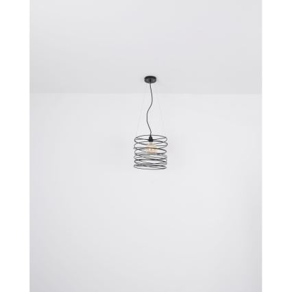 Globo 15640H - Pakabinamas šviestuvas ant laido TILLY 1xE27/60W/230V juodas