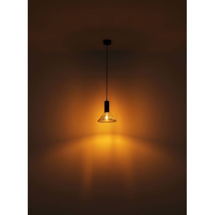 Globo - Pakabinamas sietynas 1xE27/60W/230V juoda
