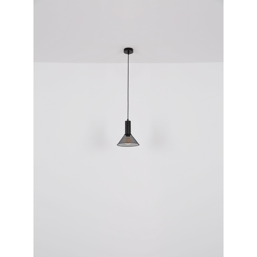 Globo - Pakabinamas sietynas 1xE27/60W/230V juoda