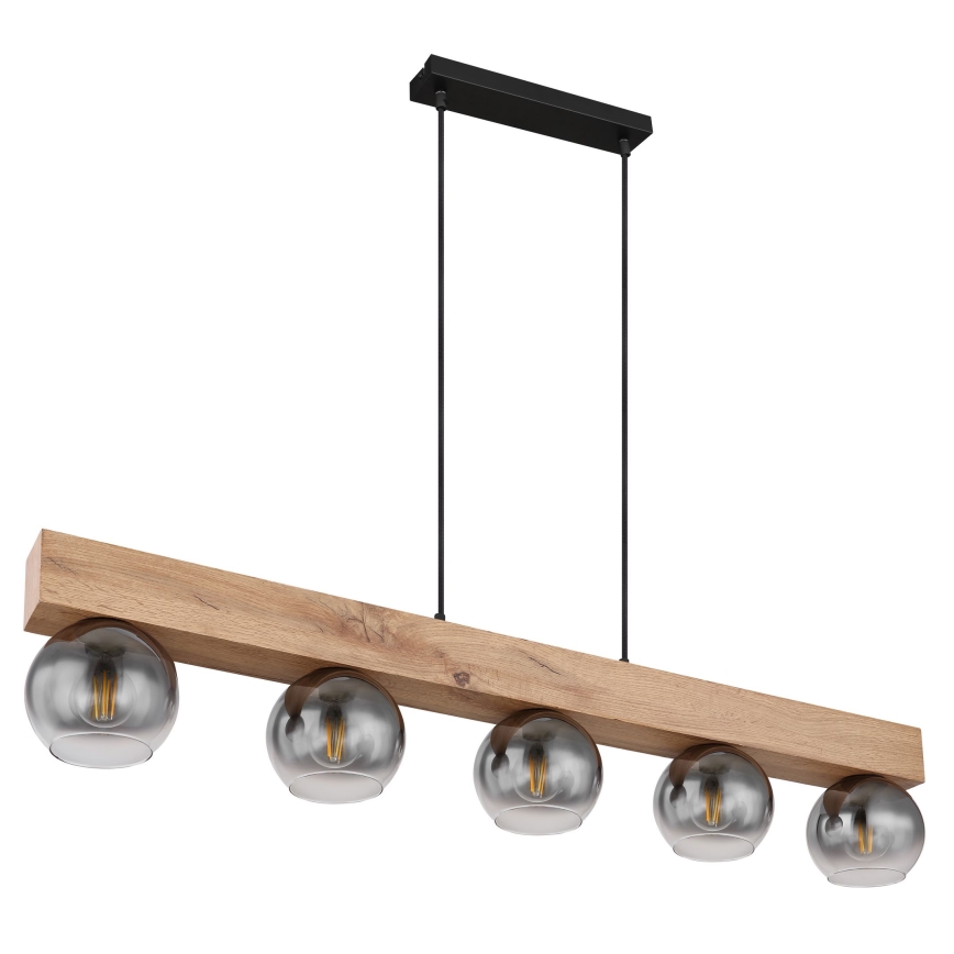 Globo - Pakabinamas šviestuvas su viela 5xE27/40W/230V