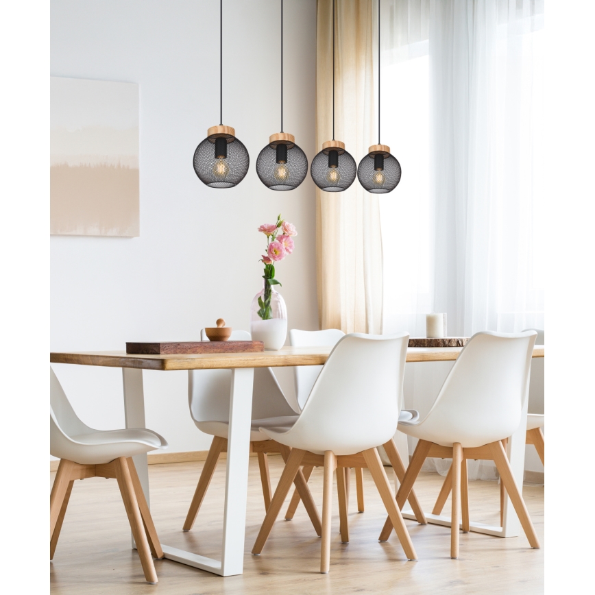 Globo - pakabinamas šviestuvas ant laido 4xE27/40W/230V