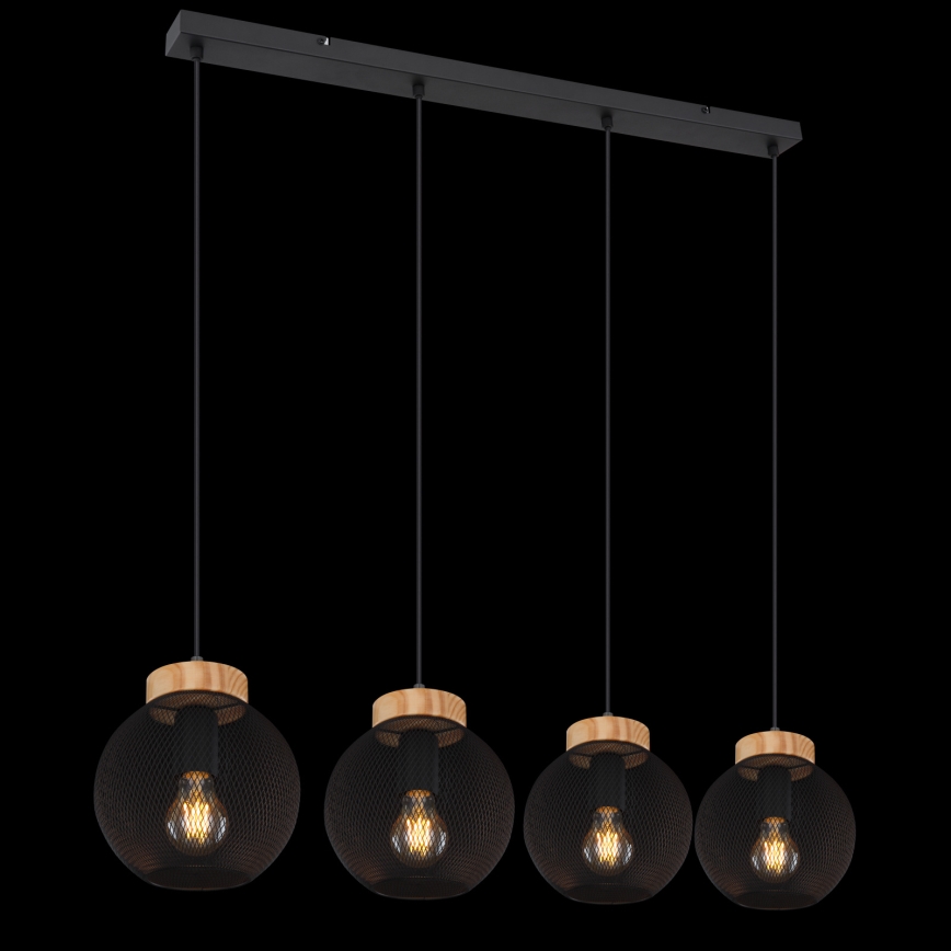 Globo - pakabinamas šviestuvas ant laido 4xE27/40W/230V