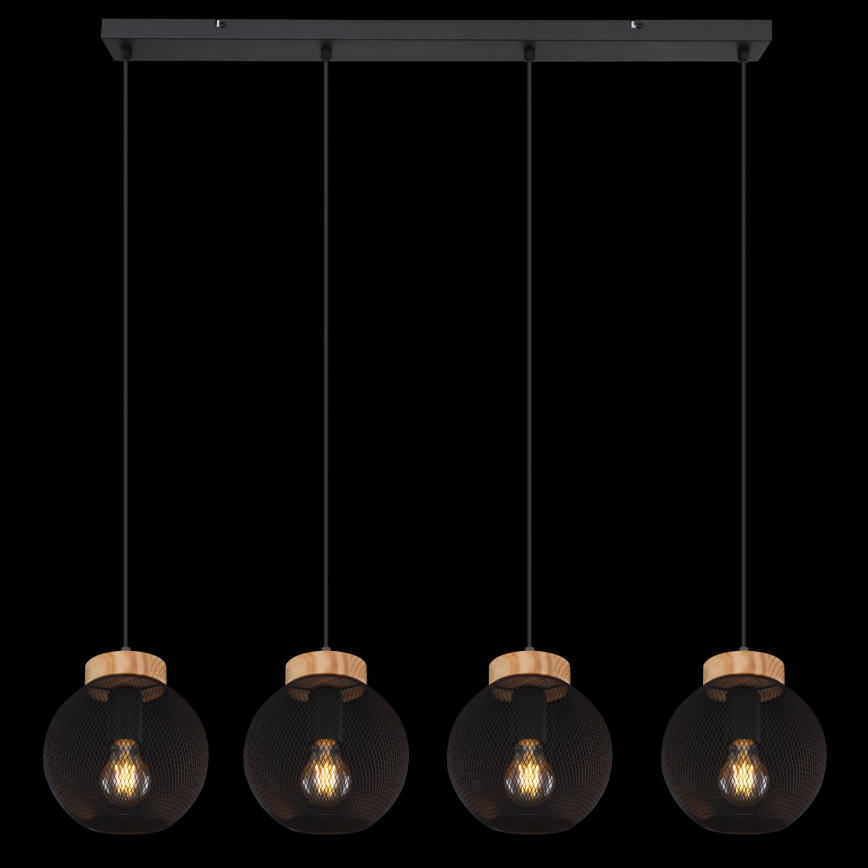 Globo - pakabinamas šviestuvas ant laido 4xE27/40W/230V