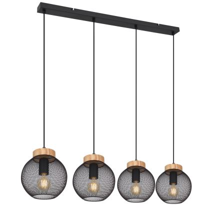Globo - pakabinamas šviestuvas ant laido 4xE27/40W/230V
