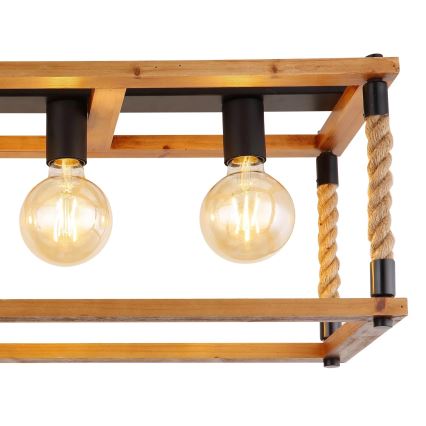 Globo 15691-4D - Lubinis šviestuvas VERNON 4xE27/60W/230V