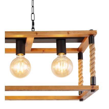 Globo 15691-4H - Pakabinamas sietynas VERNON 4xE27/60W/230V