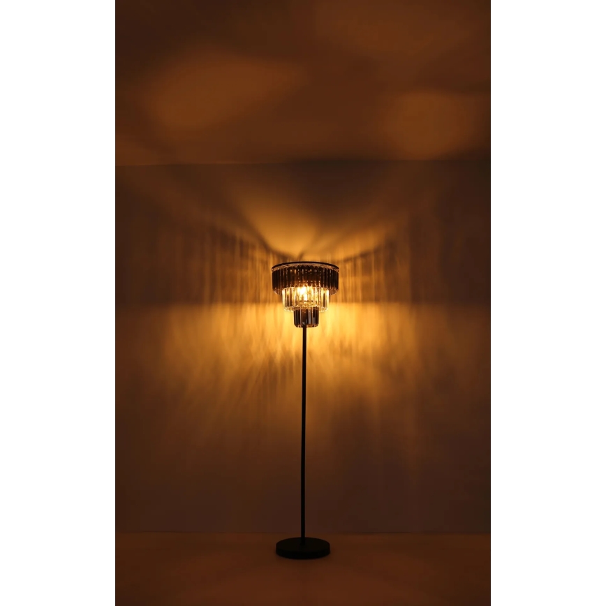Globo - Toršeras 3xE27/40W/230V diametras 40 cm juoda