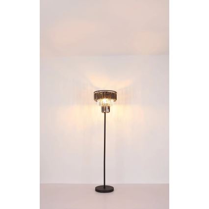 Globo - Toršeras 3xE27/40W/230V diametras 40 cm juoda