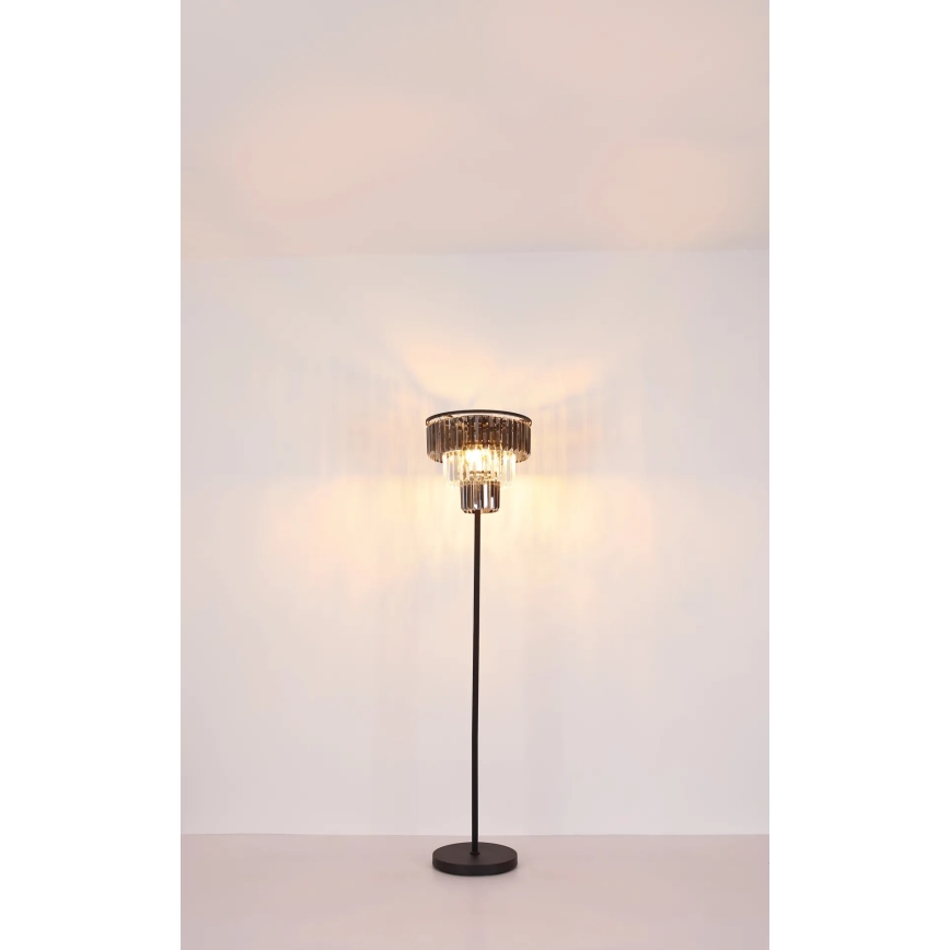 Globo - Toršeras 3xE27/40W/230V diametras 40 cm juoda