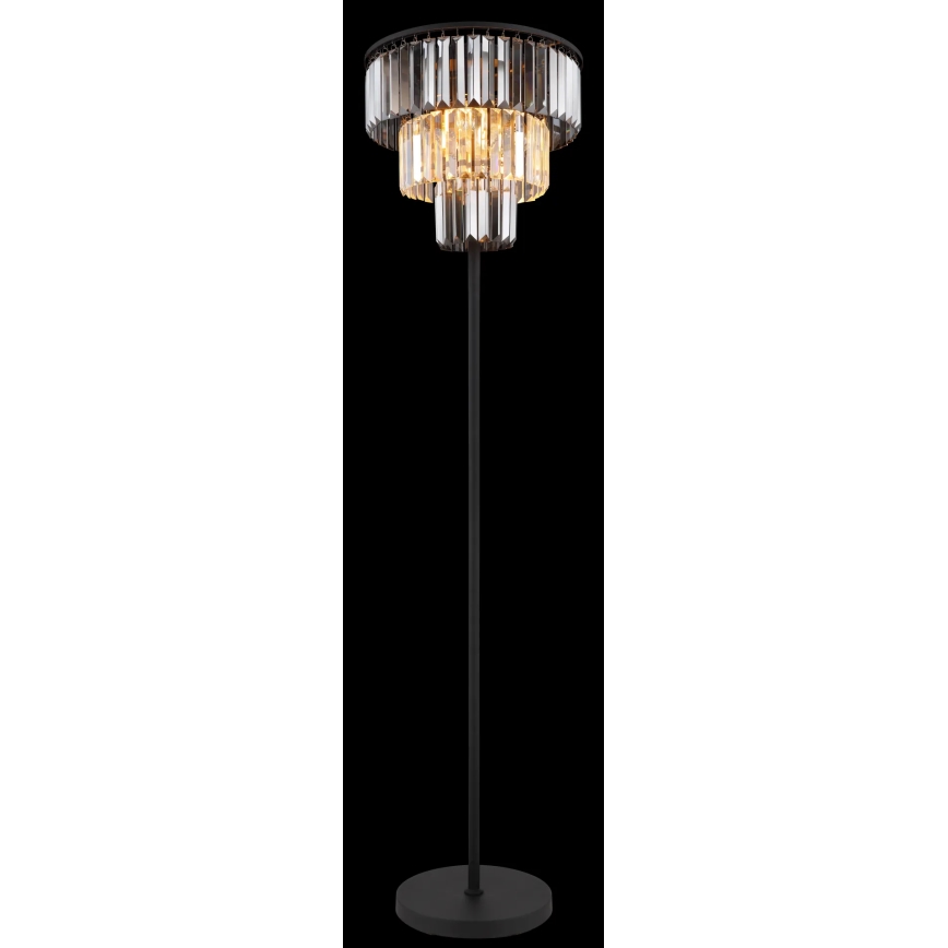 Globo - Toršeras 3xE27/40W/230V diametras 40 cm juoda