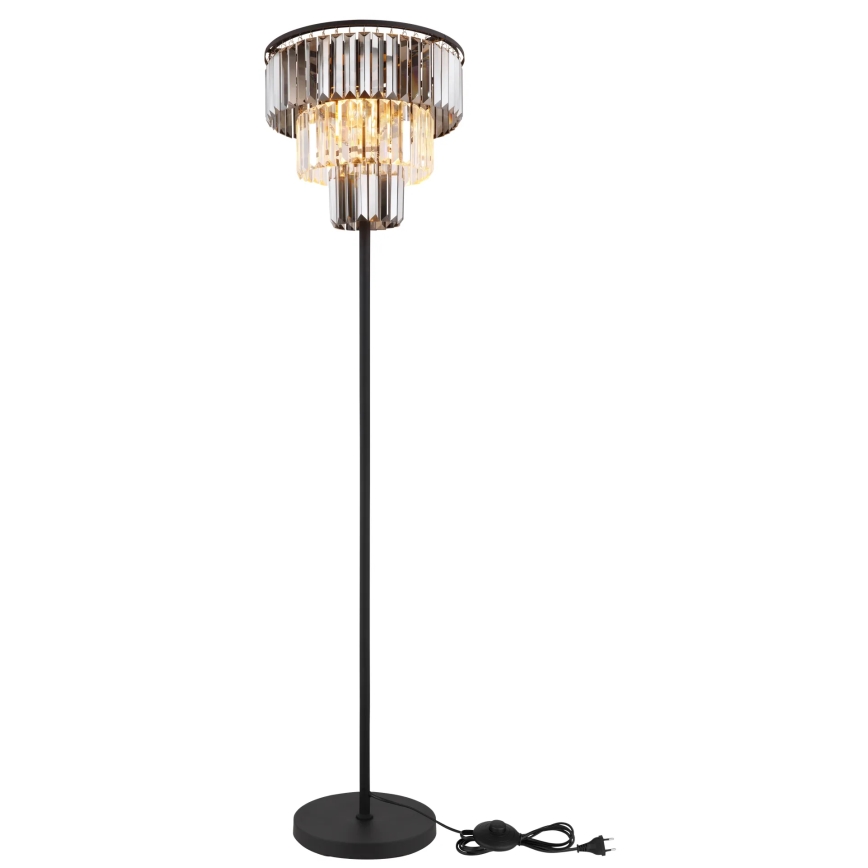 Globo - Toršeras 3xE27/40W/230V diametras 40 cm juoda