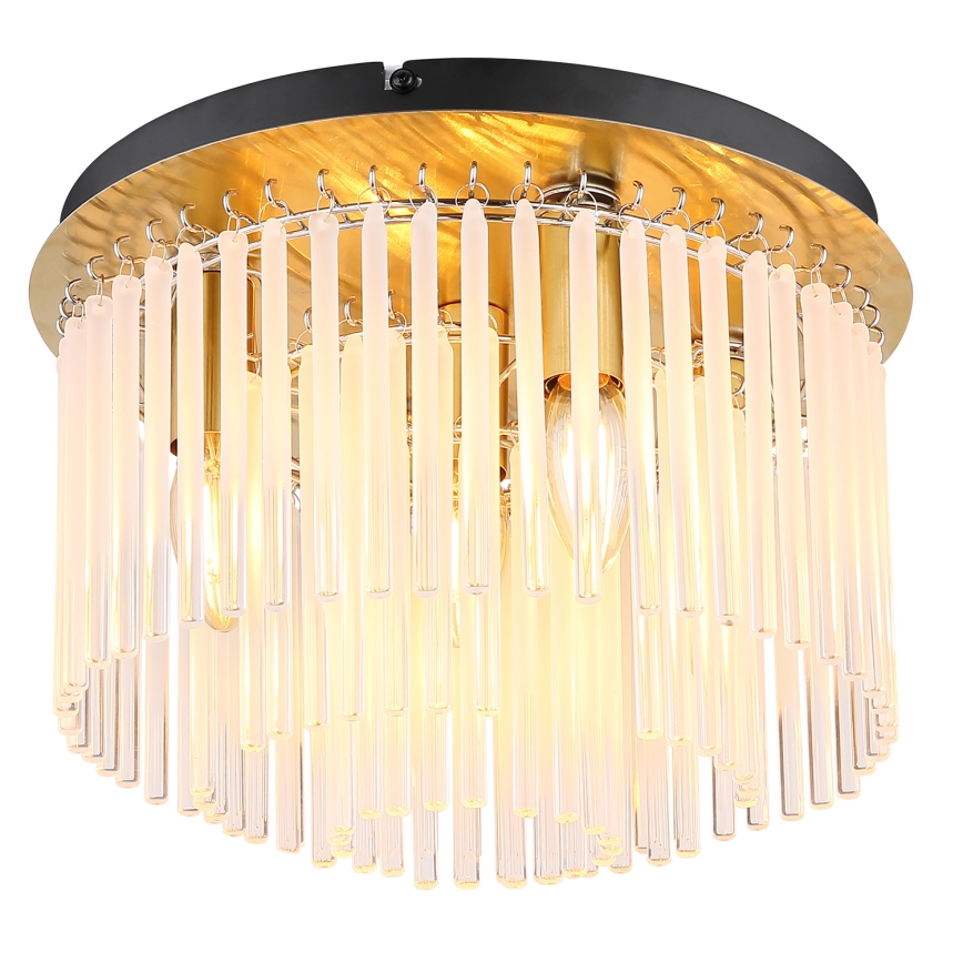 Globo - Lubinis šviestuvas 5xE27/60W/230V diametras 32 cm auksas