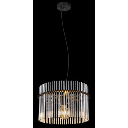 Globo - Pakabinamas sietynas 1xE27/60W/230V diametras 40 cm juoda
