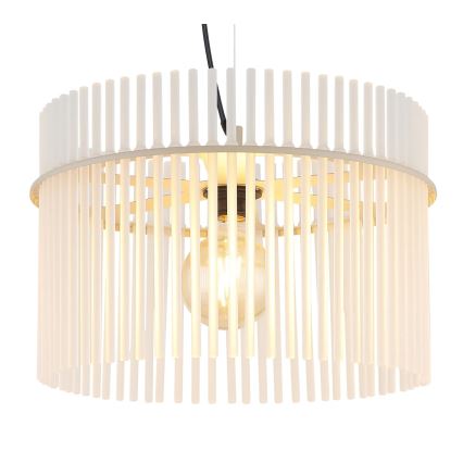 Globo - Pakabinamas šviestuvas su laidu 1xE27/60W/230V, skersmuo 40 cm, kreminės spalvos