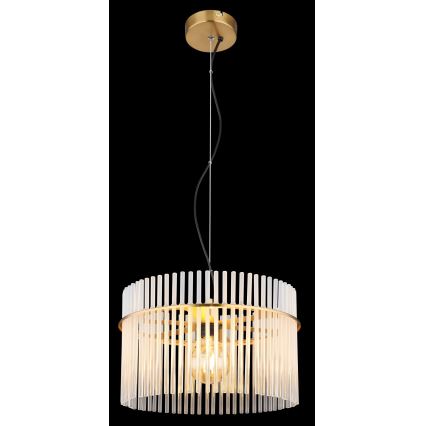 Globo - Pakabinamas sietynas 1xE27/60W/230V diametras 40 cm auksas